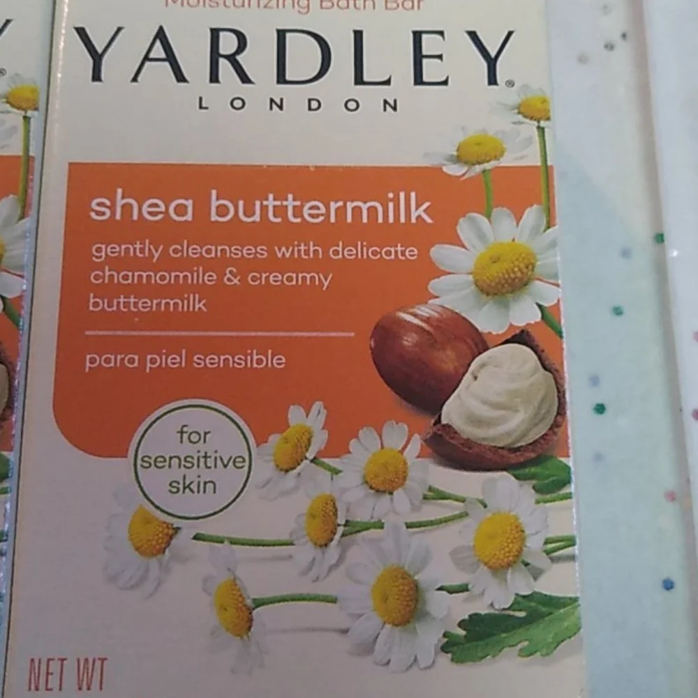 Yardley London Shea Buttermilk 4 Soap Bars